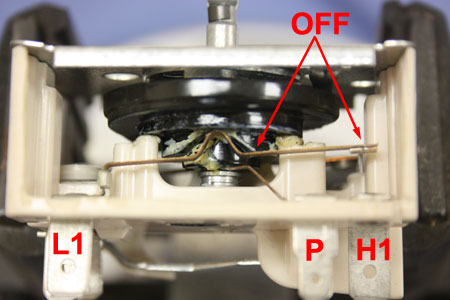 Inner Cam Alignment in OFF Position